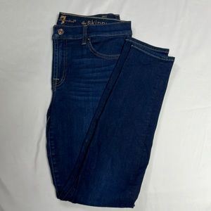 7 For All Mankind Skinny Jean Size 32